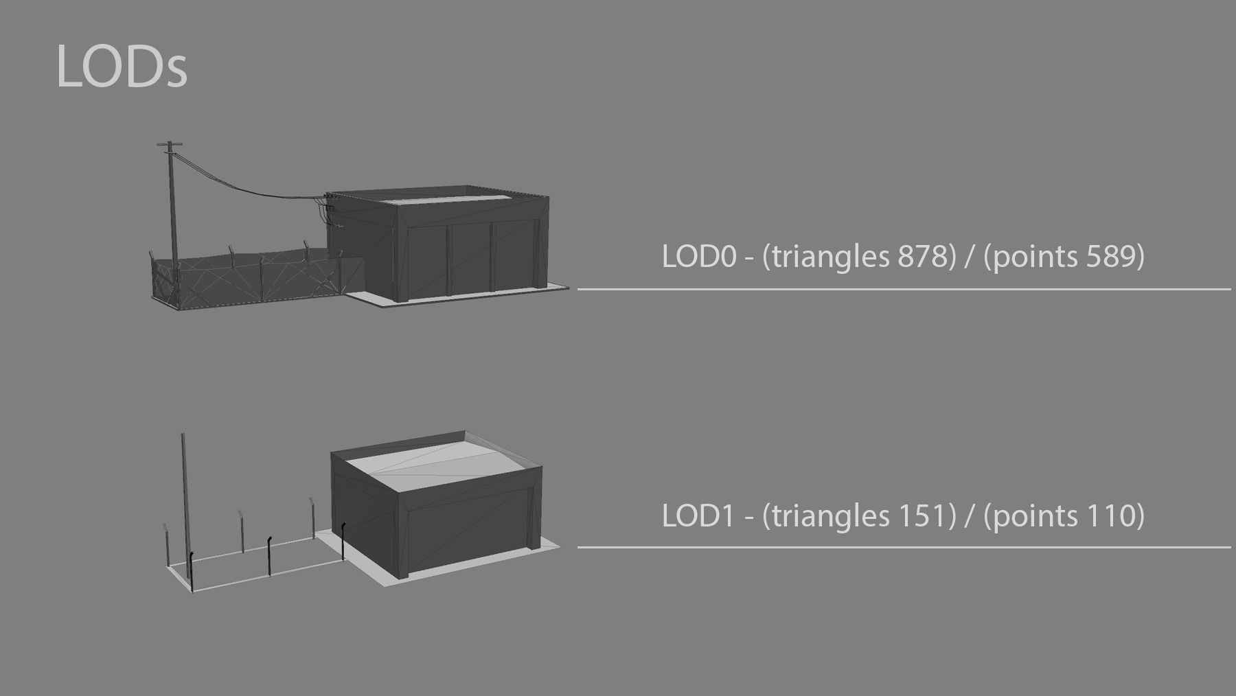 MilitaryBase PortoVelho PowerStation Low-poly 3D model_18