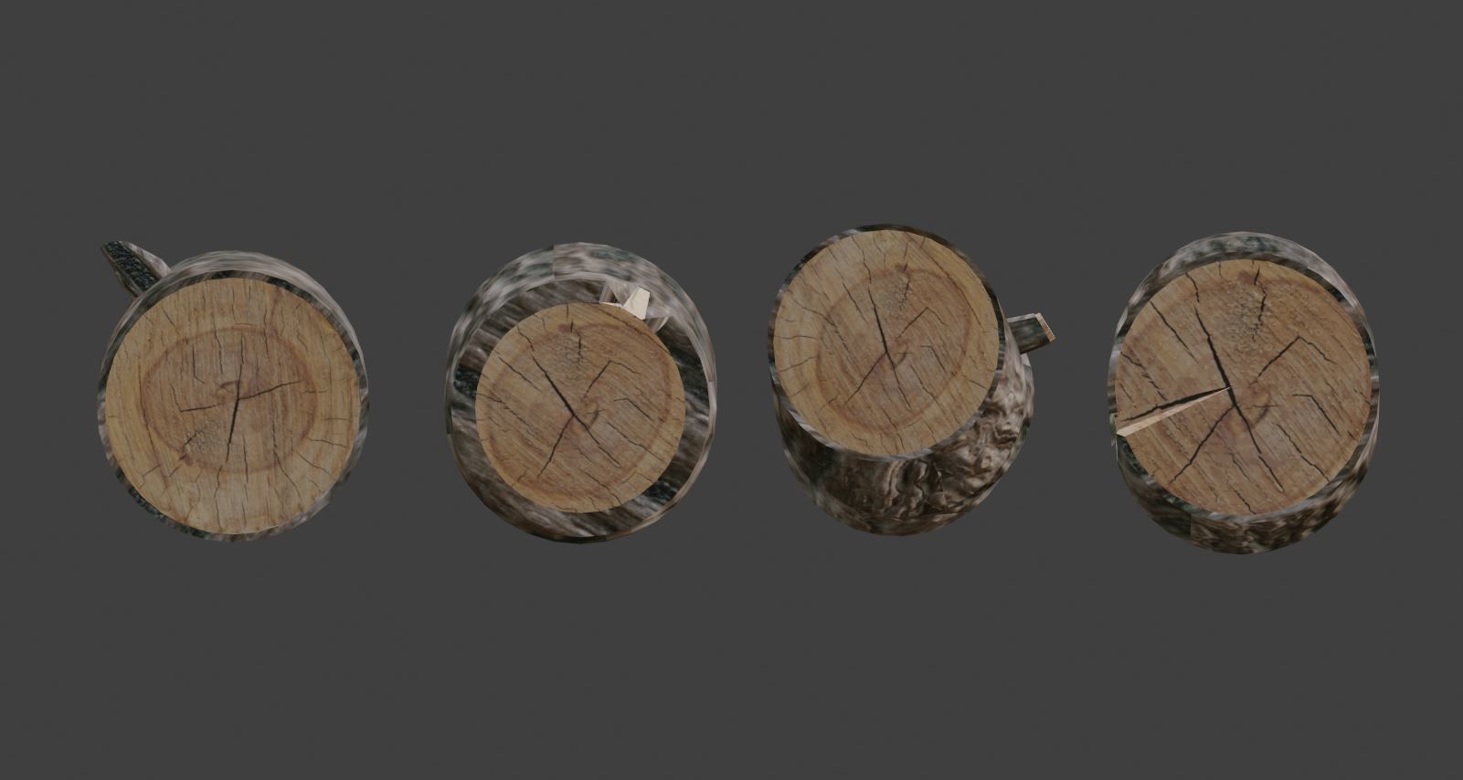 Tree Log Asset Pack - Low Poly Low-poly 3D model_4