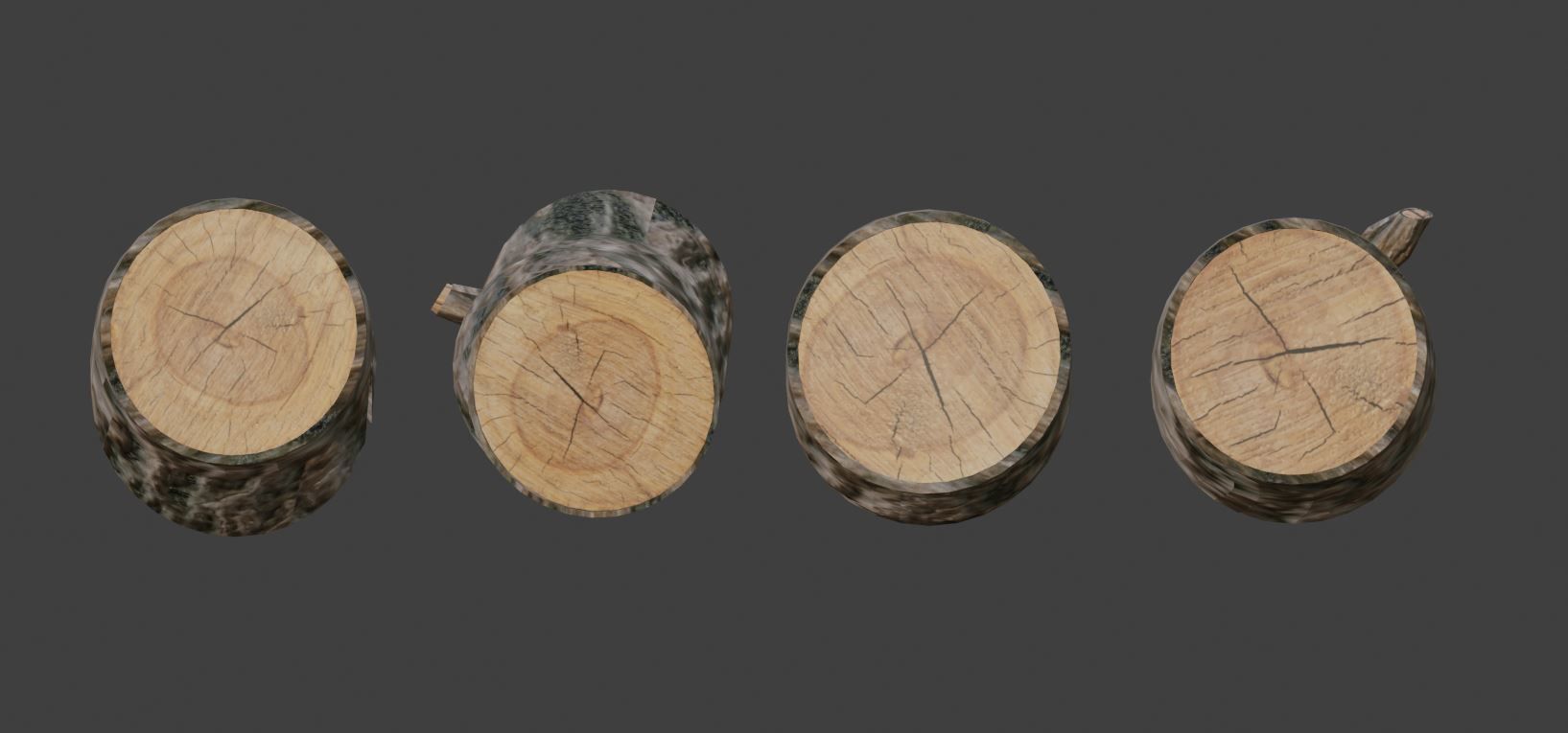 Tree Log Asset Pack - Low Poly Low-poly 3D model_5