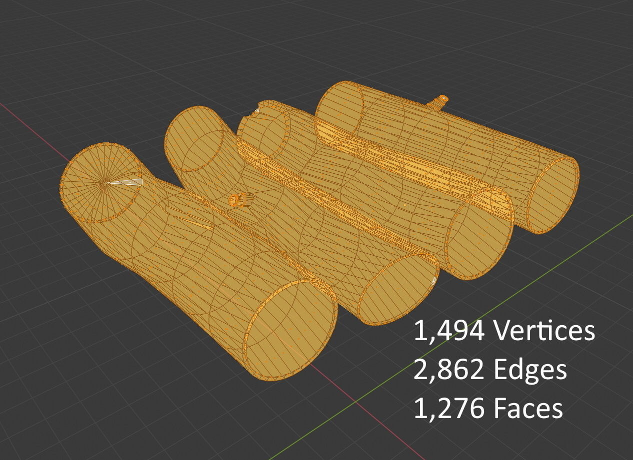 Tree Log Asset Pack - Low Poly Low-poly 3D model_2