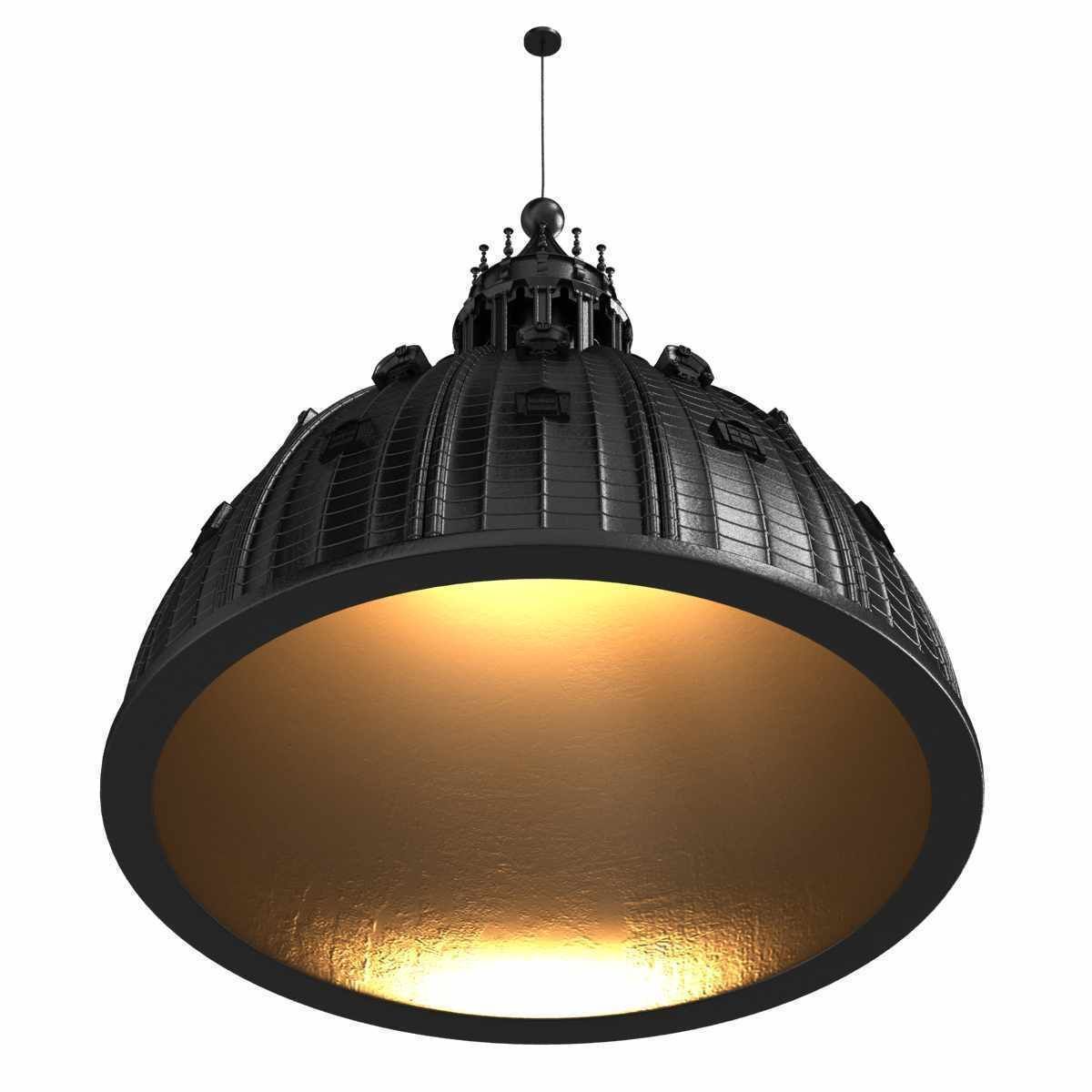 Seletti CUPOLONE Direct light resin pendant lamp 3D model_3