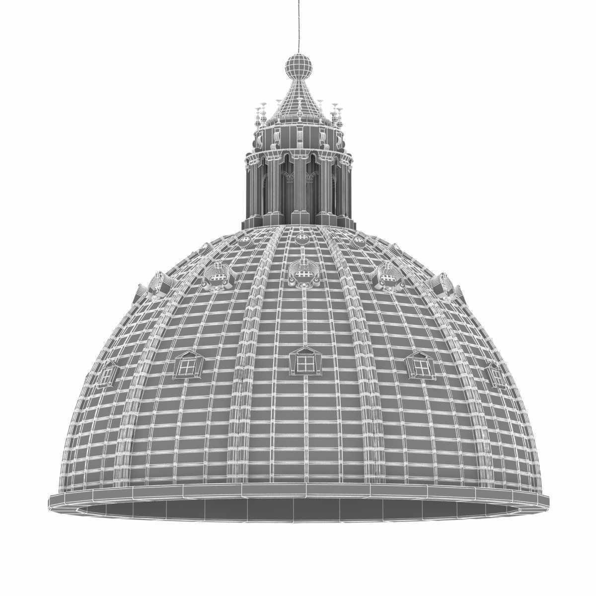 Seletti CUPOLONE Direct light resin pendant lamp 3D model_6