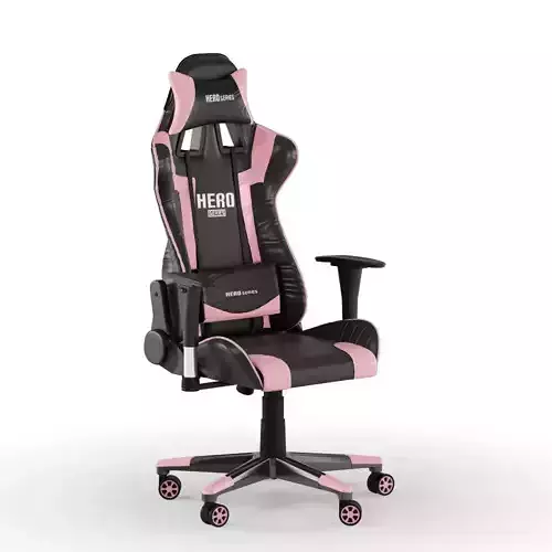 PC Gamer Chair Pink Hero