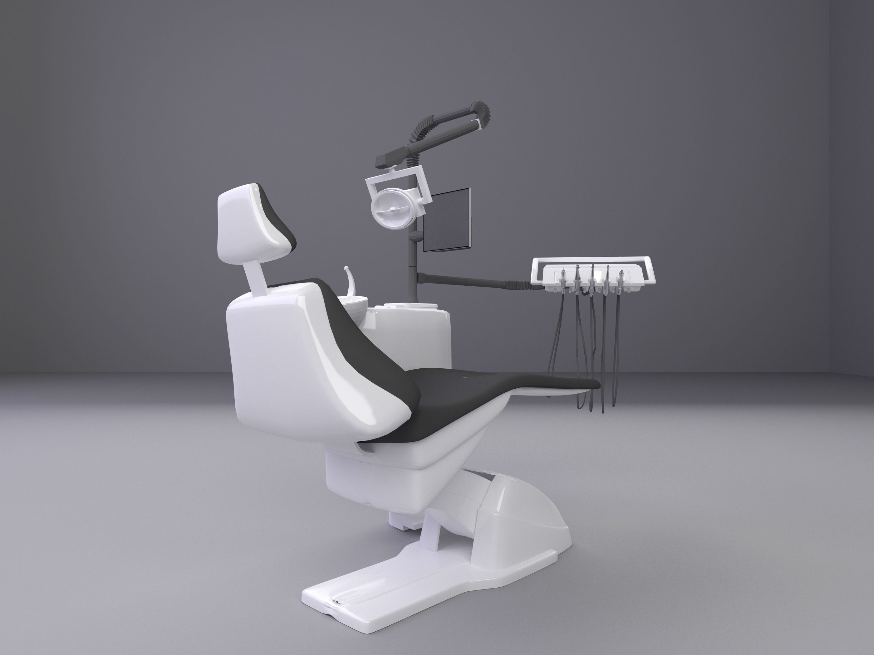 Dental Chair 3D model_5