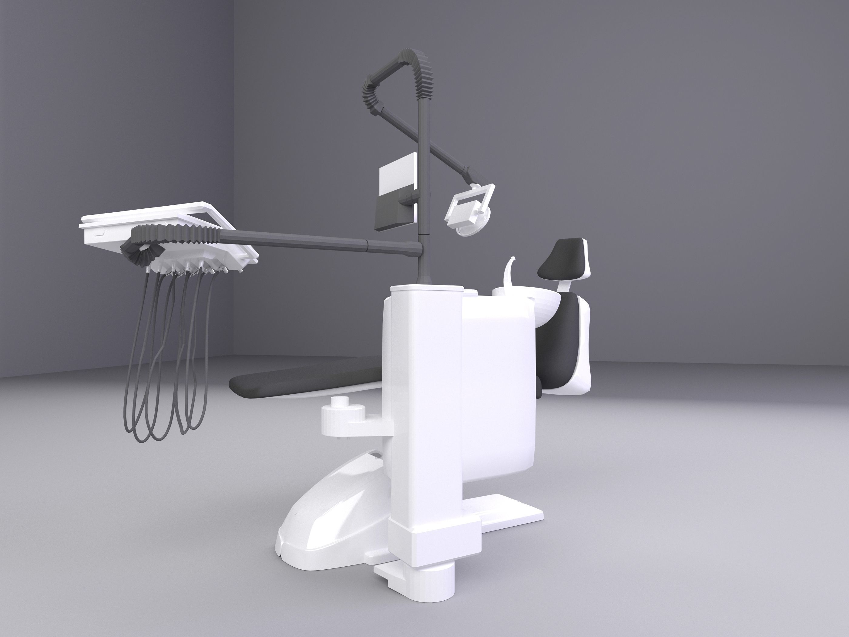 Dental Chair 3D model_19