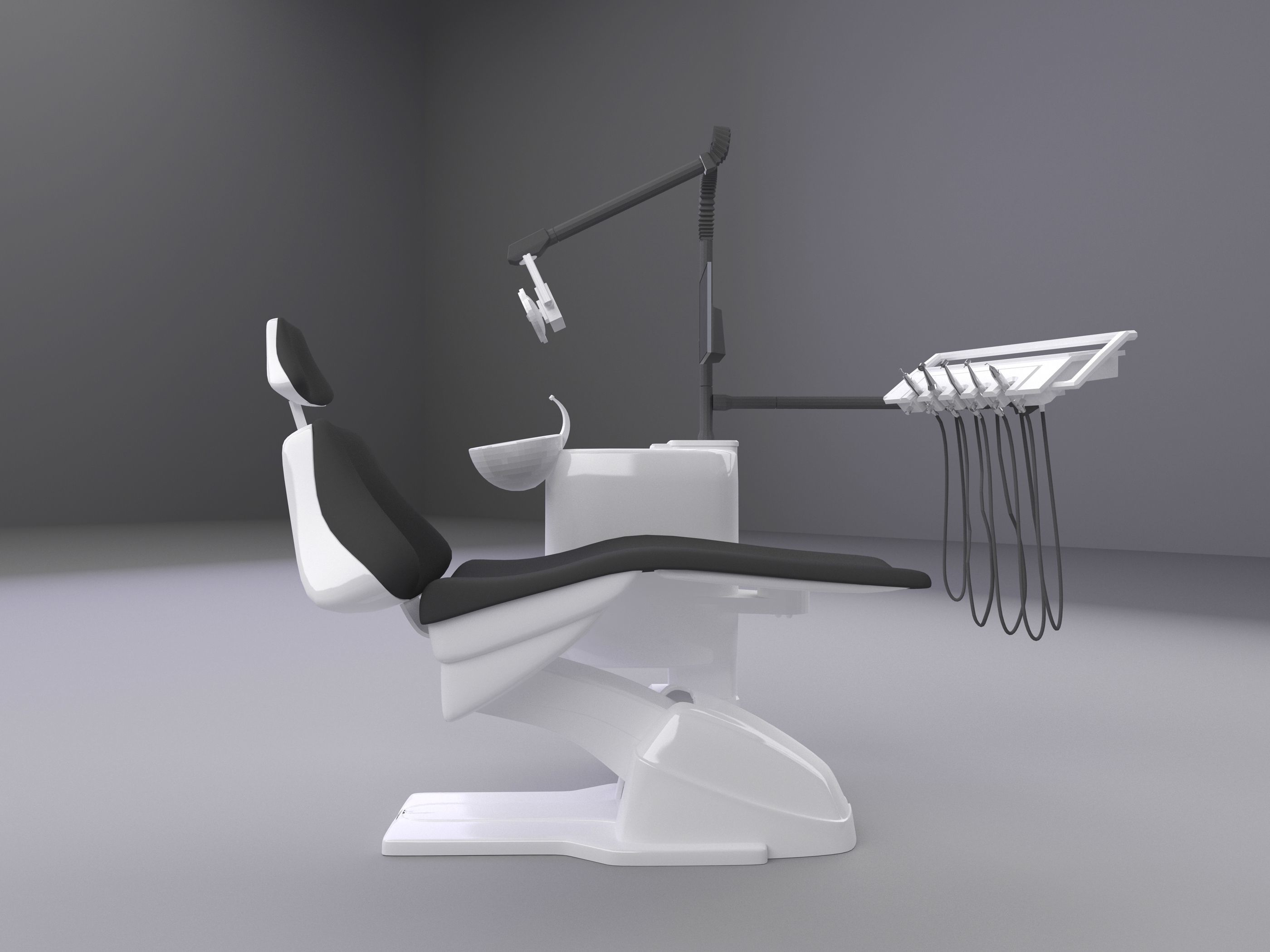 Dental Chair 3D model_9