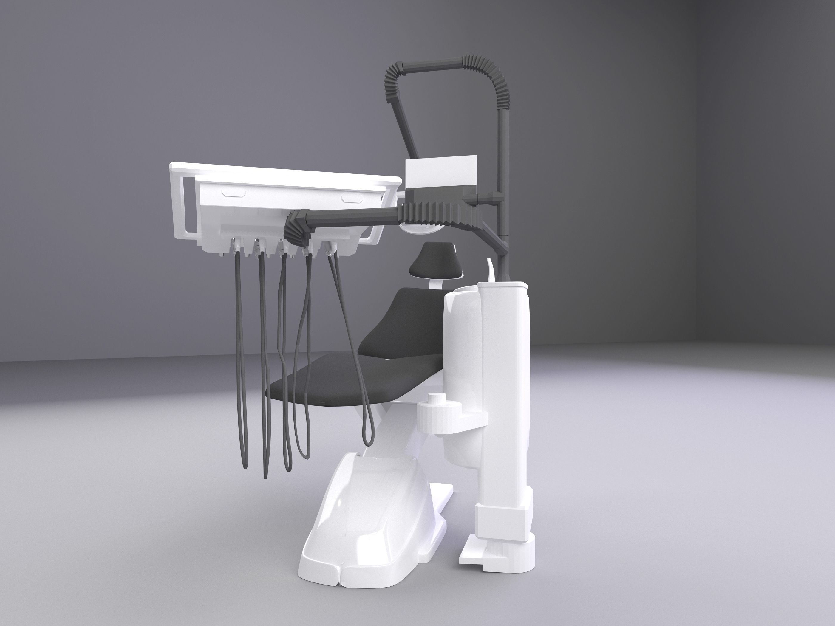 Dental Chair 3D model_18