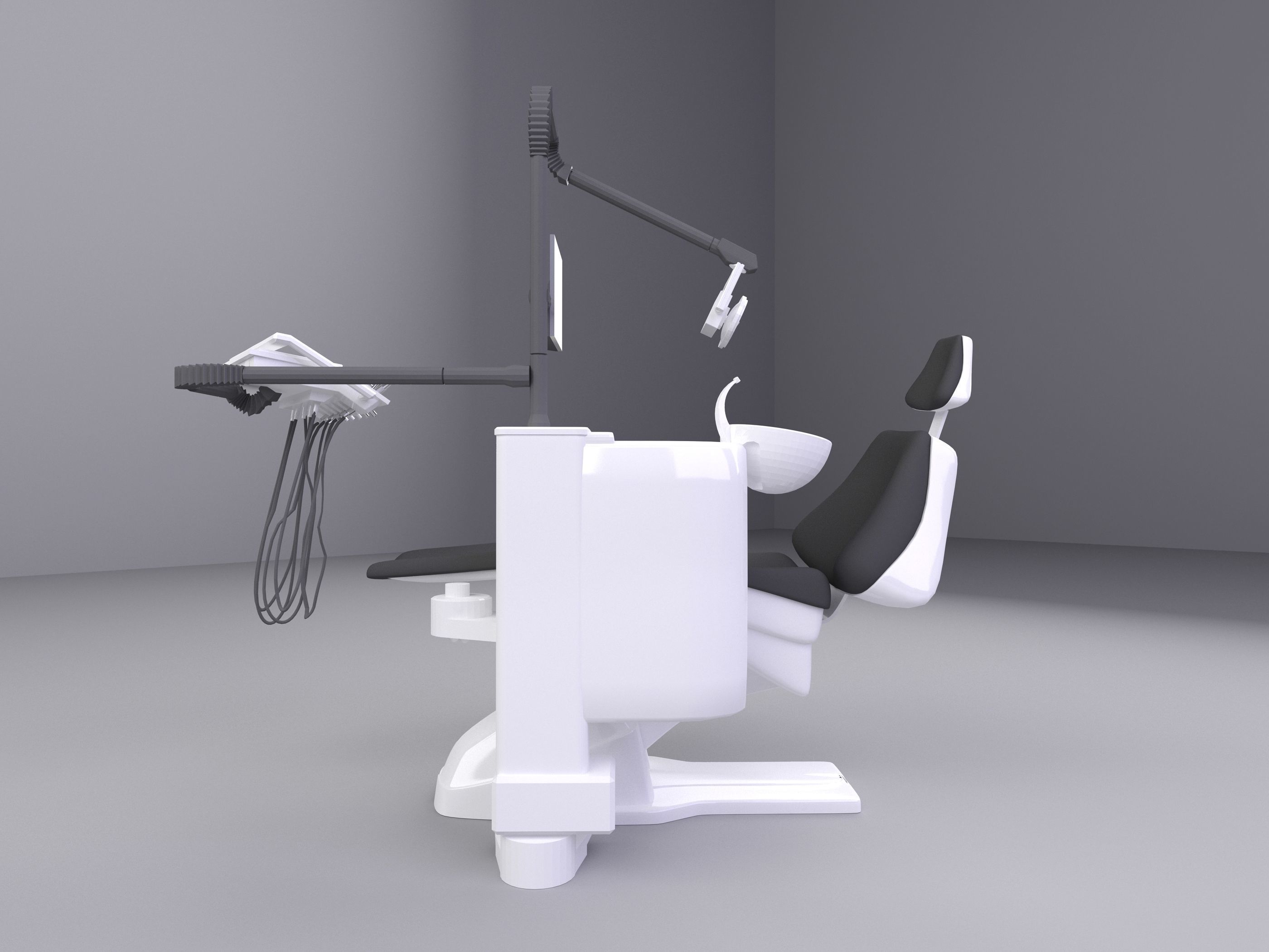 Dental Chair 3D model_22