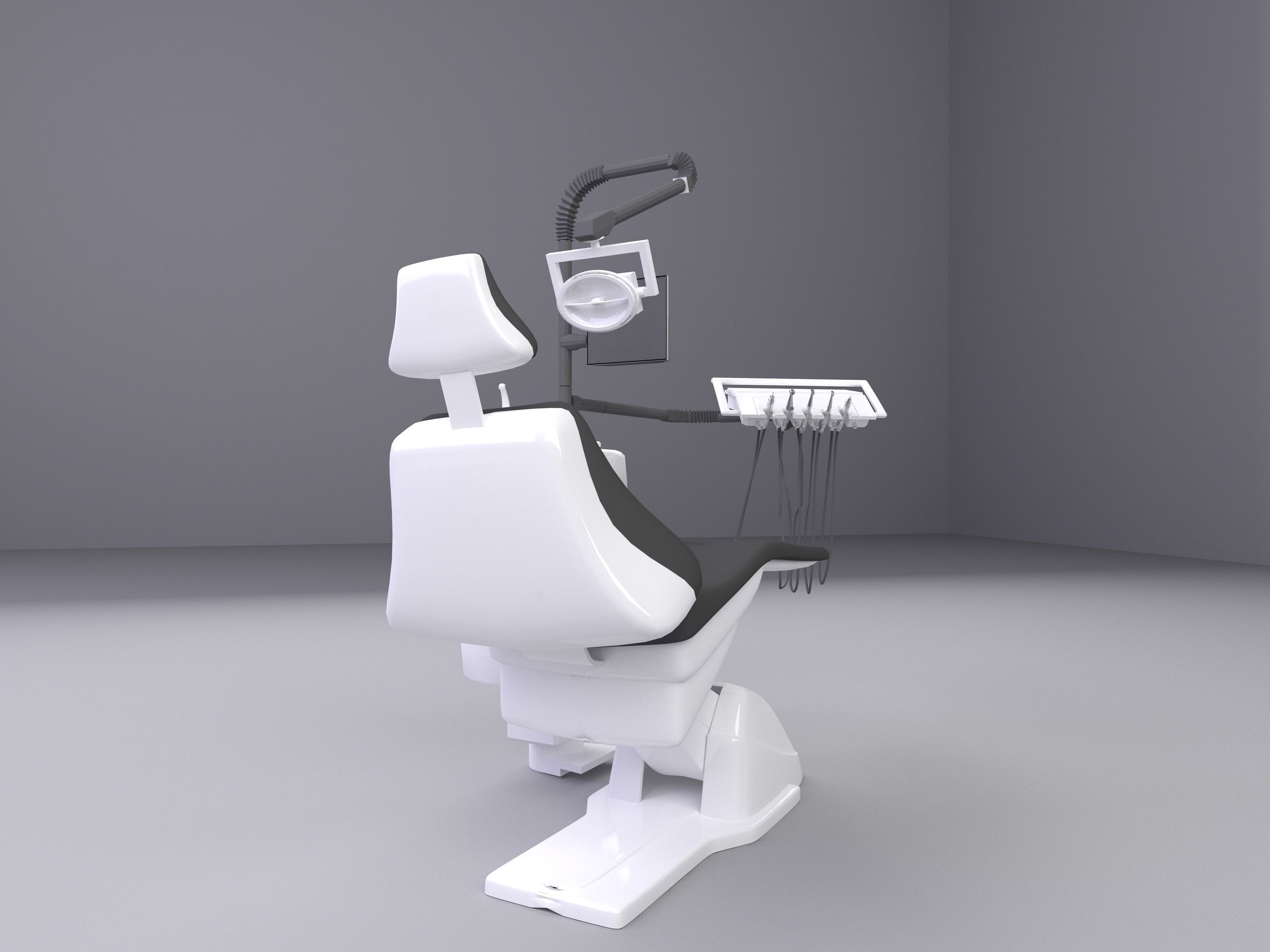 Dental Chair 3D model_2