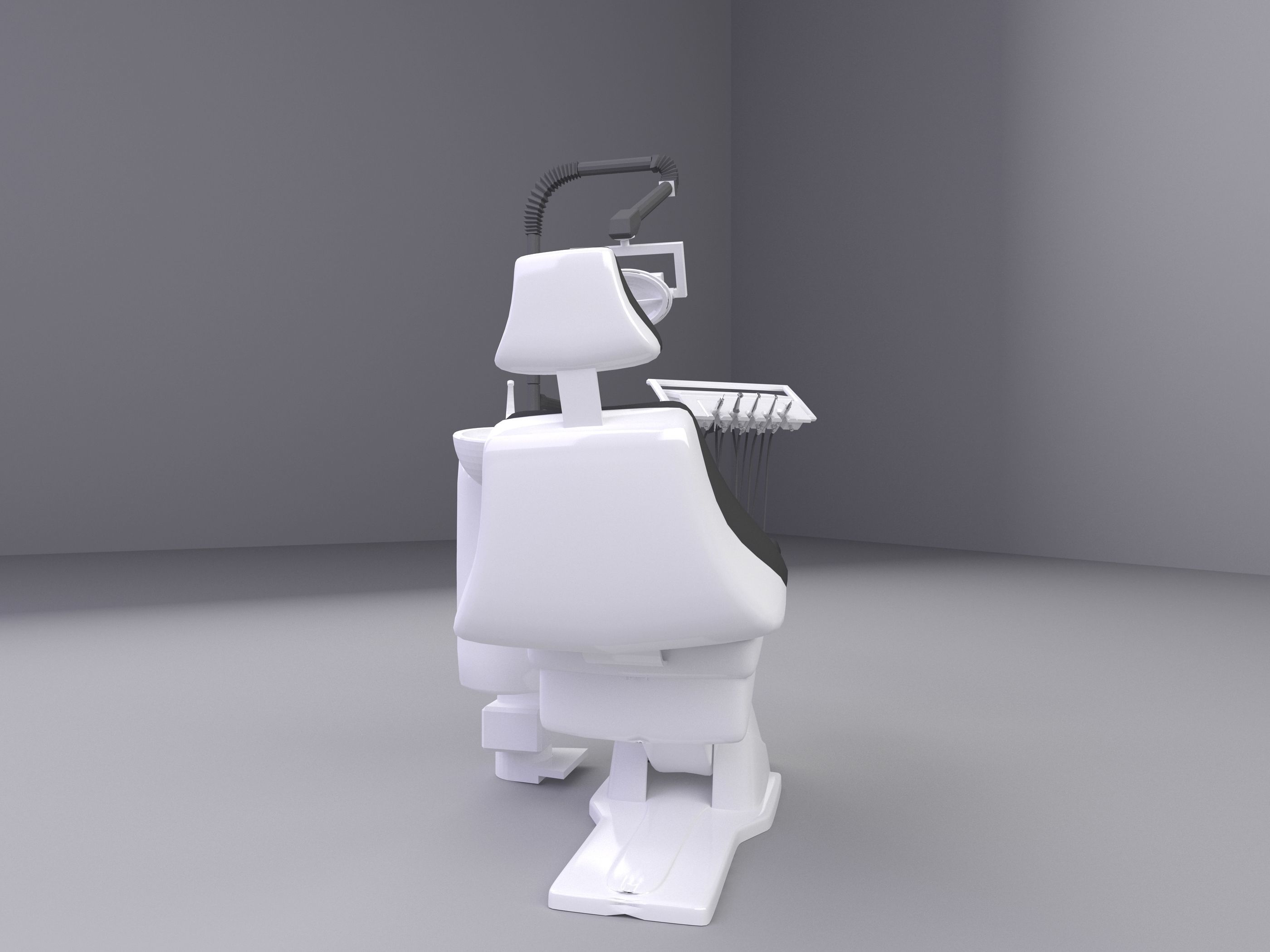 Dental Chair 3D model_1