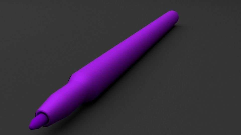 Colored Markers  Low-poly 3D model_8