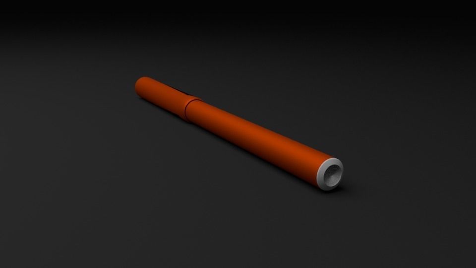 Colored Markers  Low-poly 3D model_9