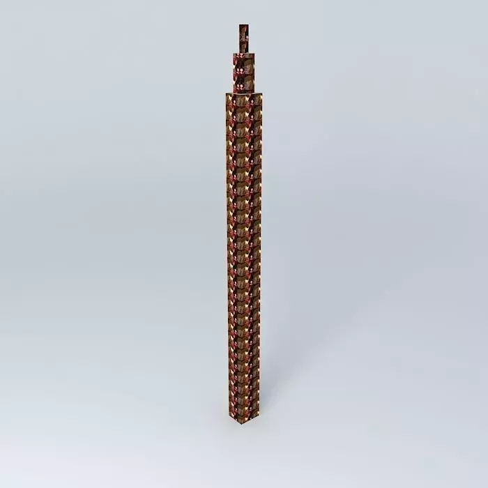 Evil Tower Building Free 3D model