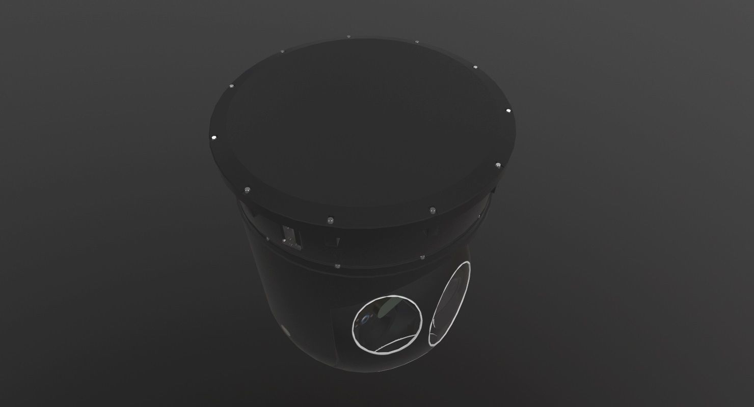 Wescam L3 Black Low-poly 3D model_4