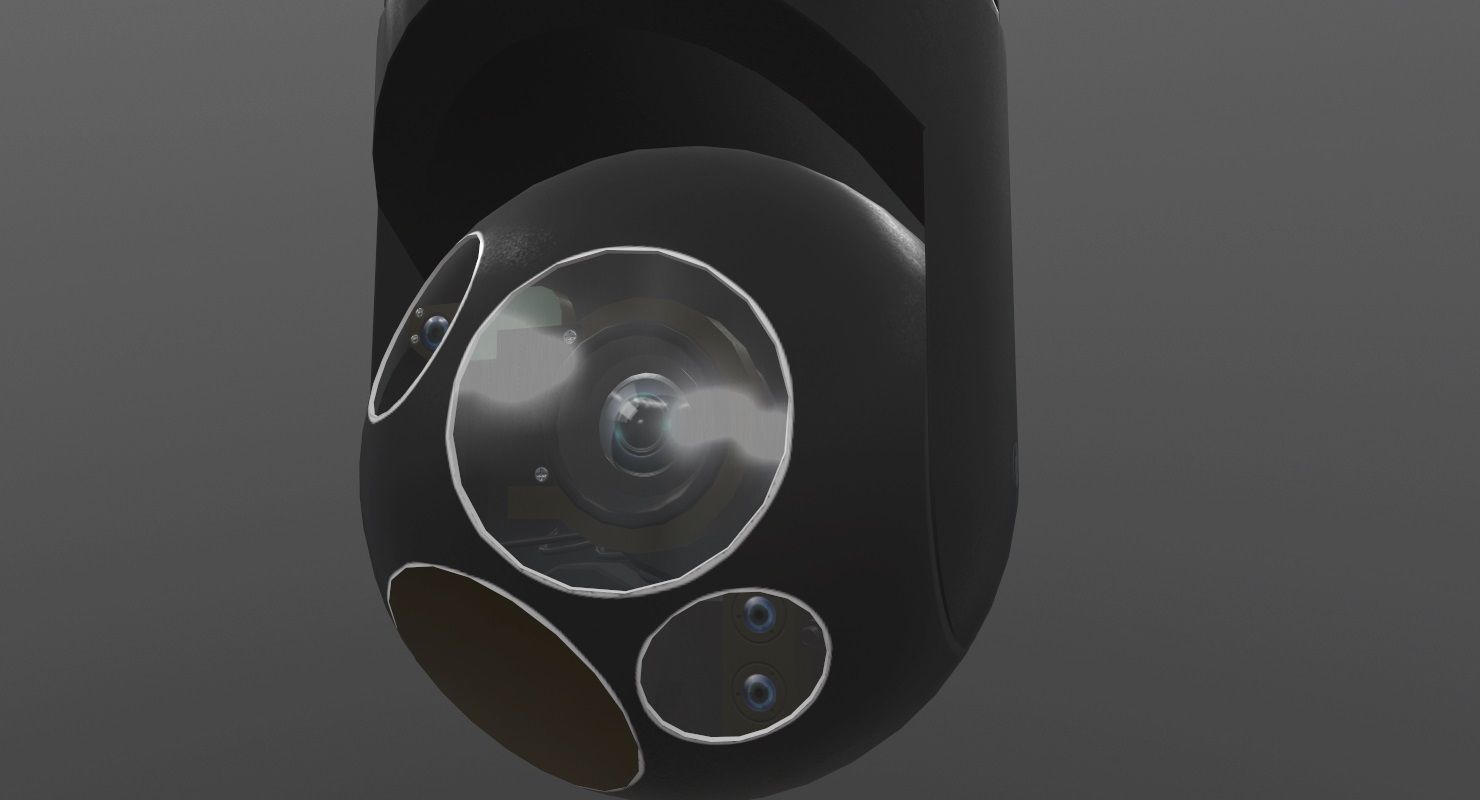 Wescam L3 Black Low-poly 3D model_2