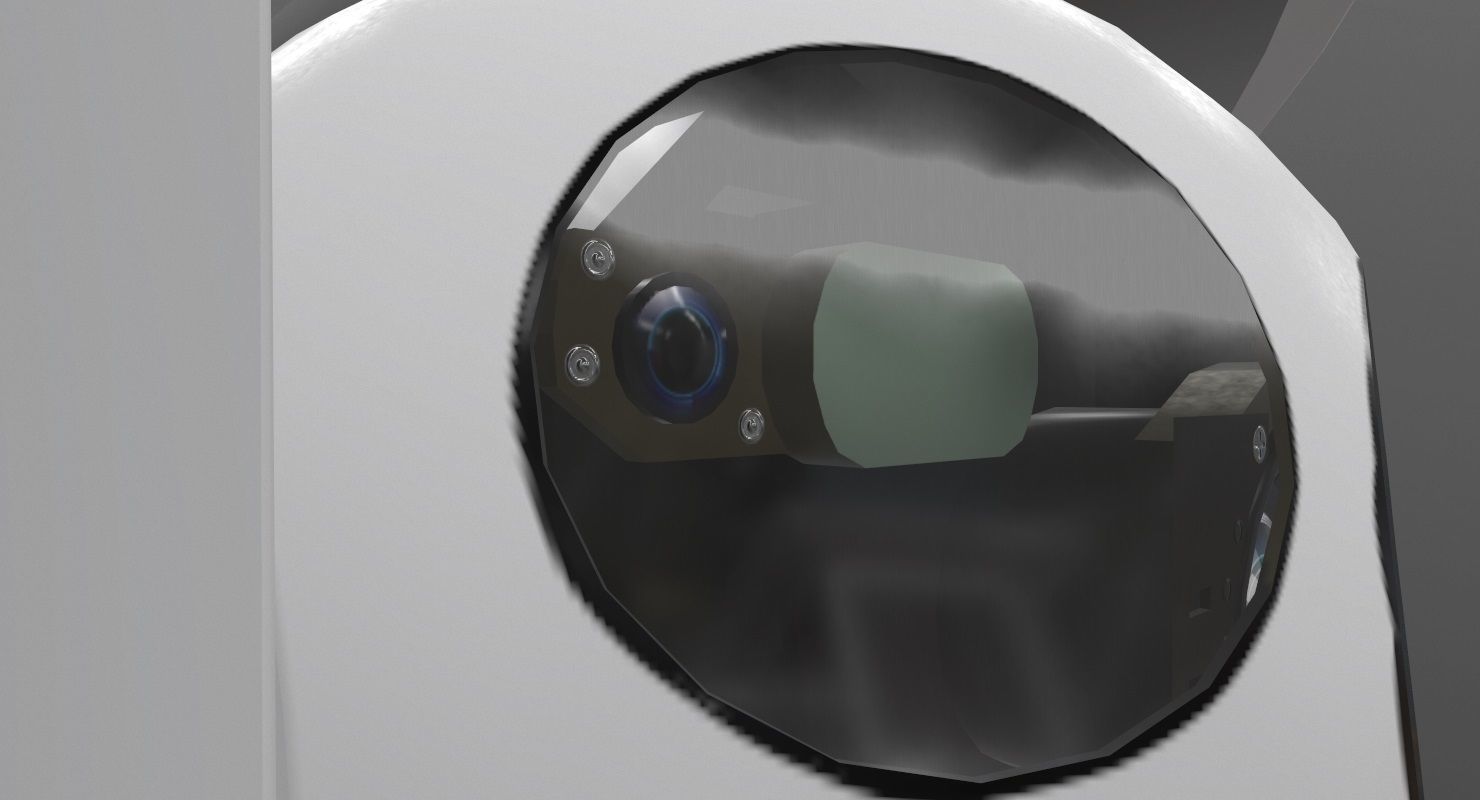 Wescam L3 White Low-poly 3D model_6