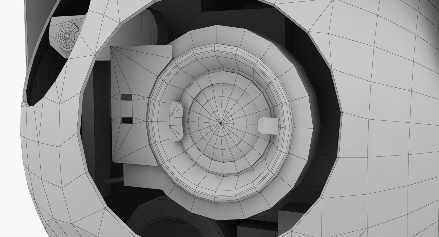 Wescam L3 White Low-poly 3D model_13