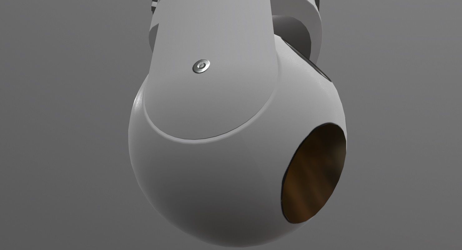 Wescam L3 White Low-poly 3D model_3