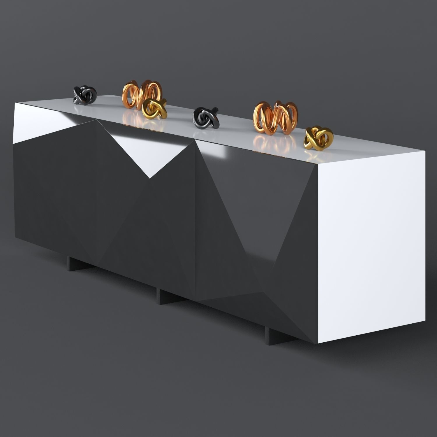 Kayak Sideboard 3D model_5