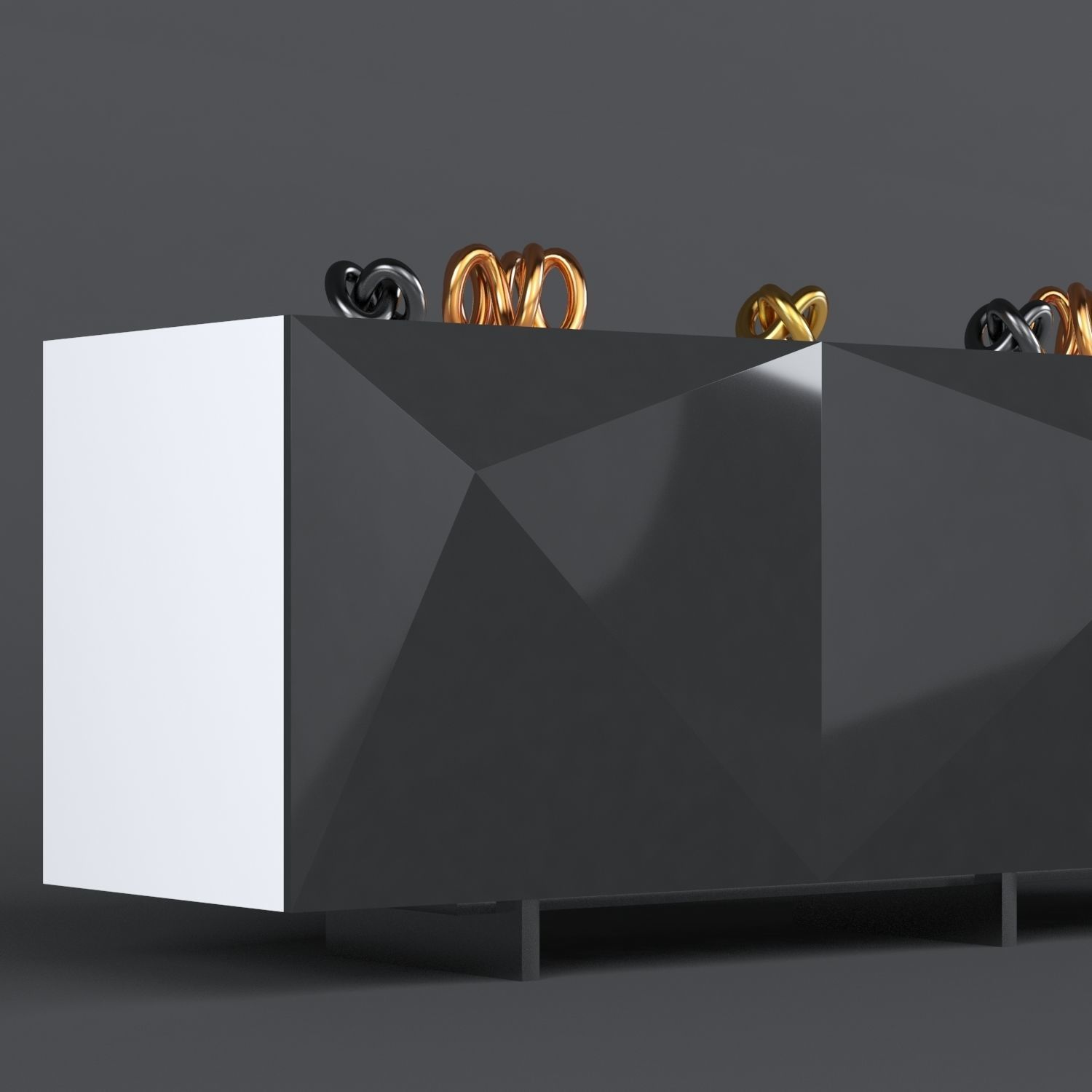 Kayak Sideboard 3D model_3