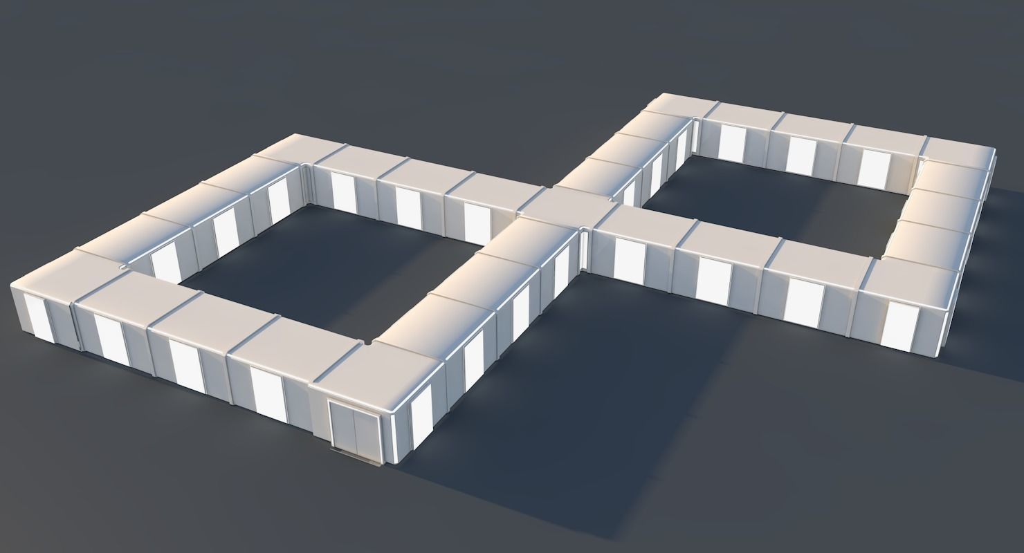 Sci Fi Interior Low-poly 3D model_12