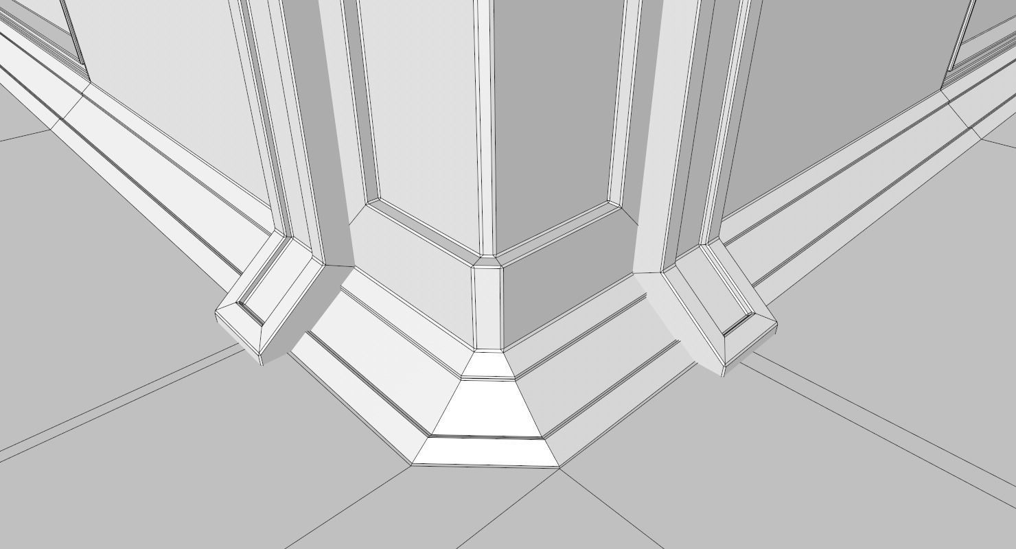 Sci Fi Interior Low-poly 3D model_18