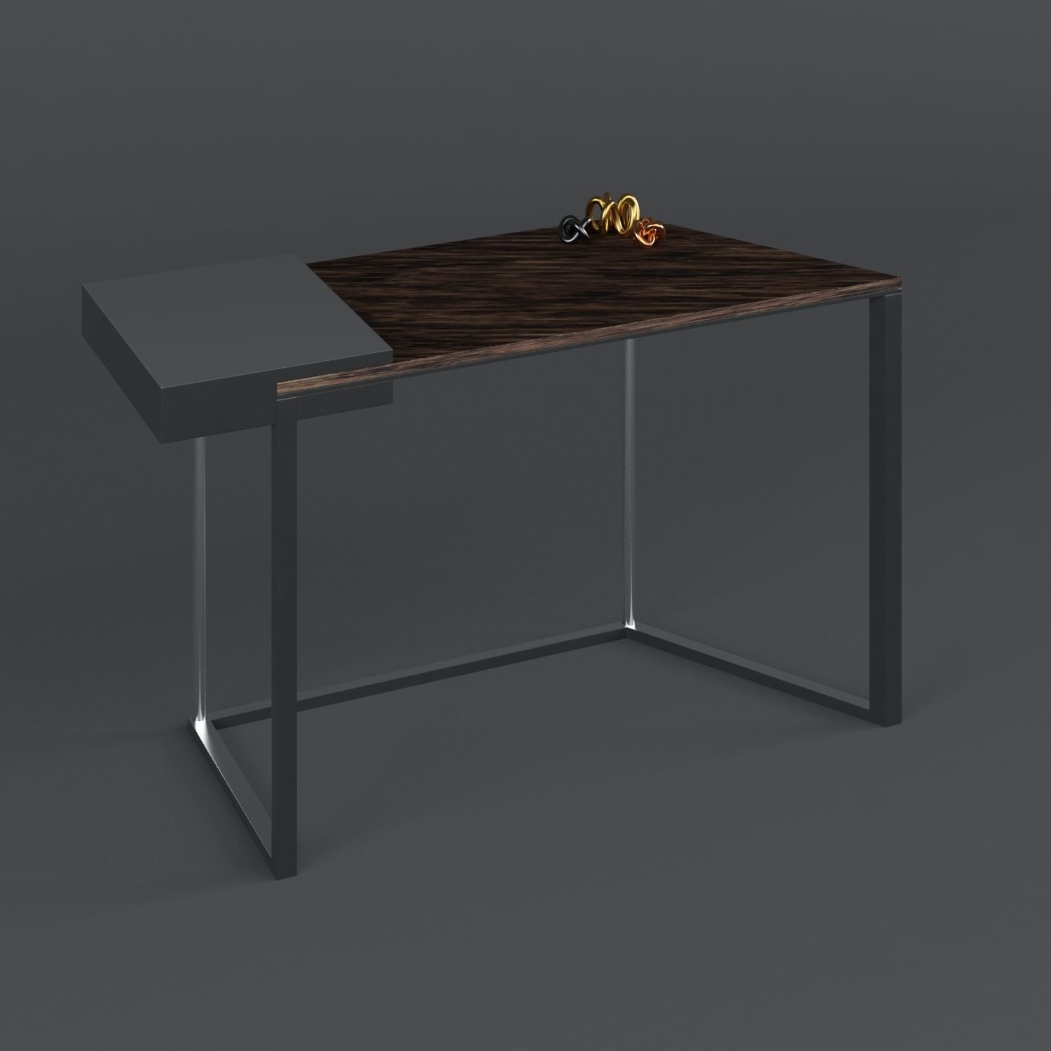 Clarion Desk 3D model_2