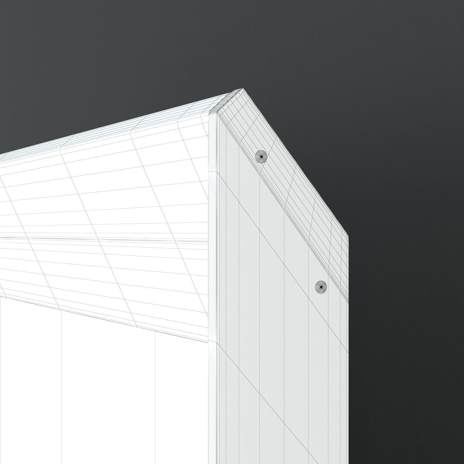 Excalibur mirror and Prisma Sideboard 3D model_5