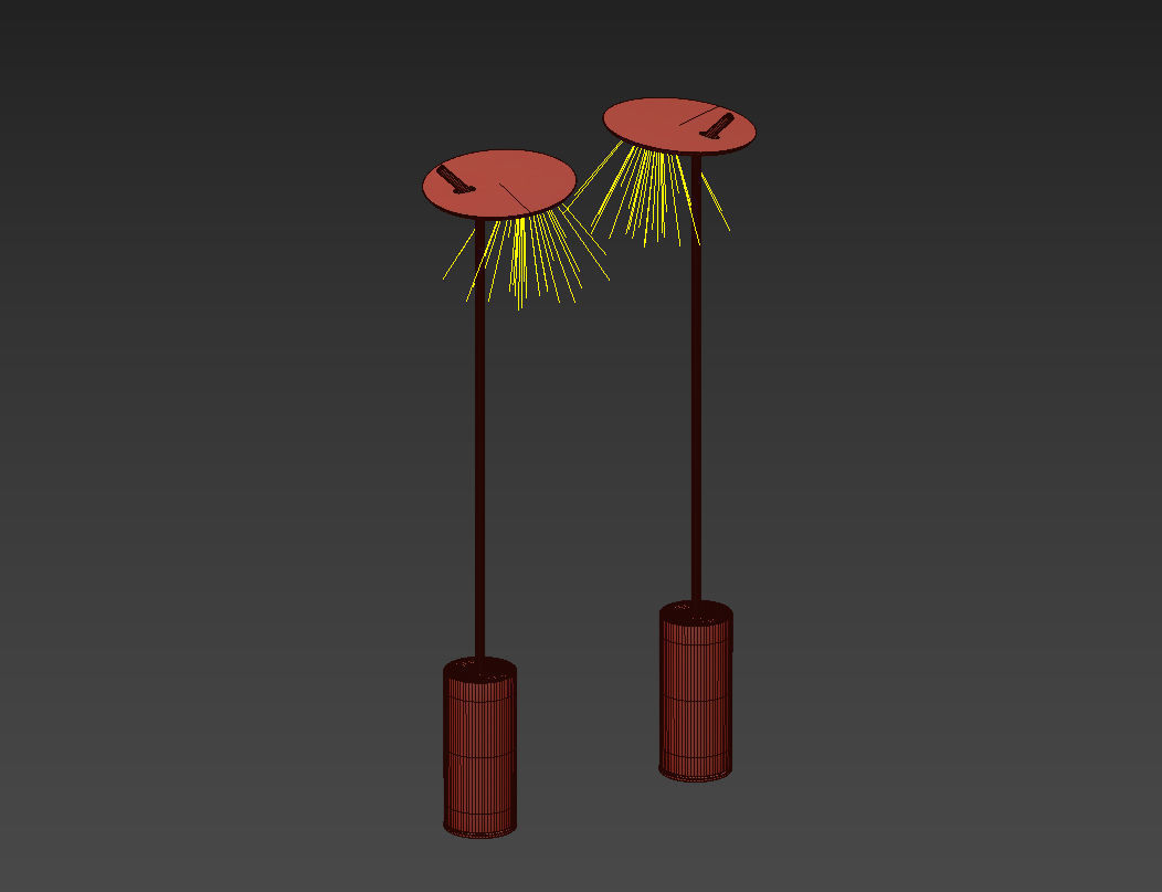 iCone Luce Lua ST Floor Lamp 3D model_2