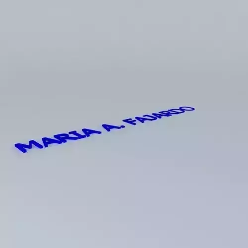 LAYOUT logo for margaret rojo Free 3D model