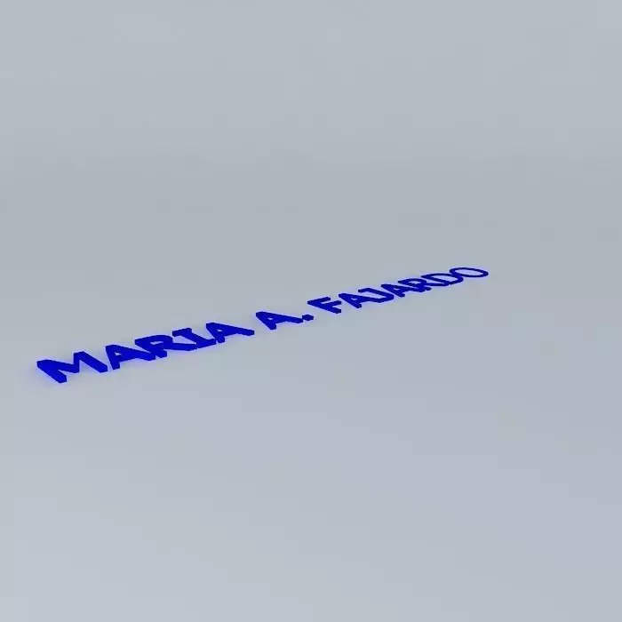 LAYOUT logo for margaret rojo Free 3D model