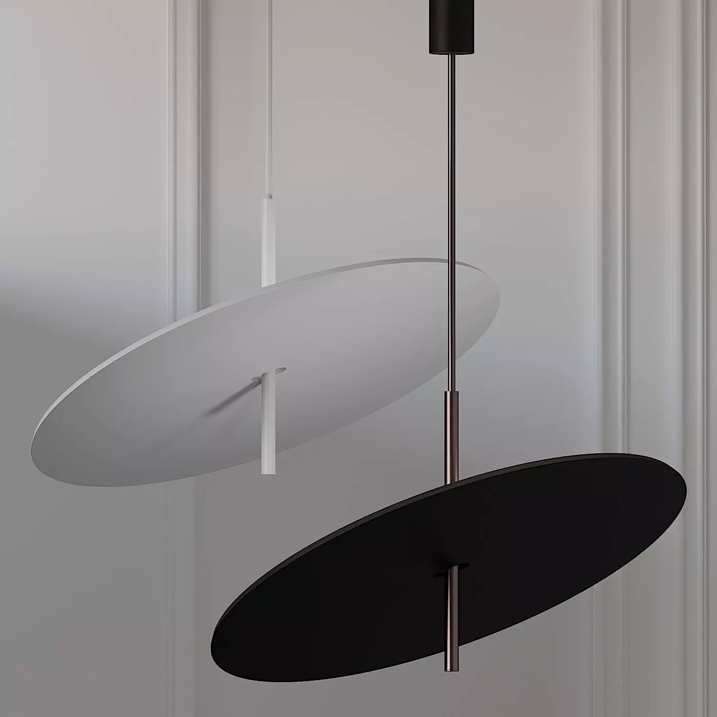 iCone Luce Lua 60 Ceiling Pendant light 3D model_0