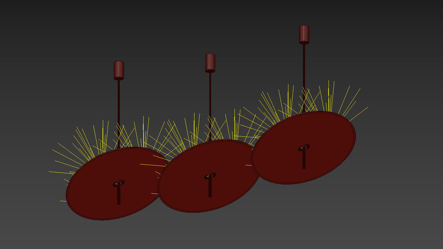 iCone Luce Lua 60 Ceiling Pendant light 3D model_2