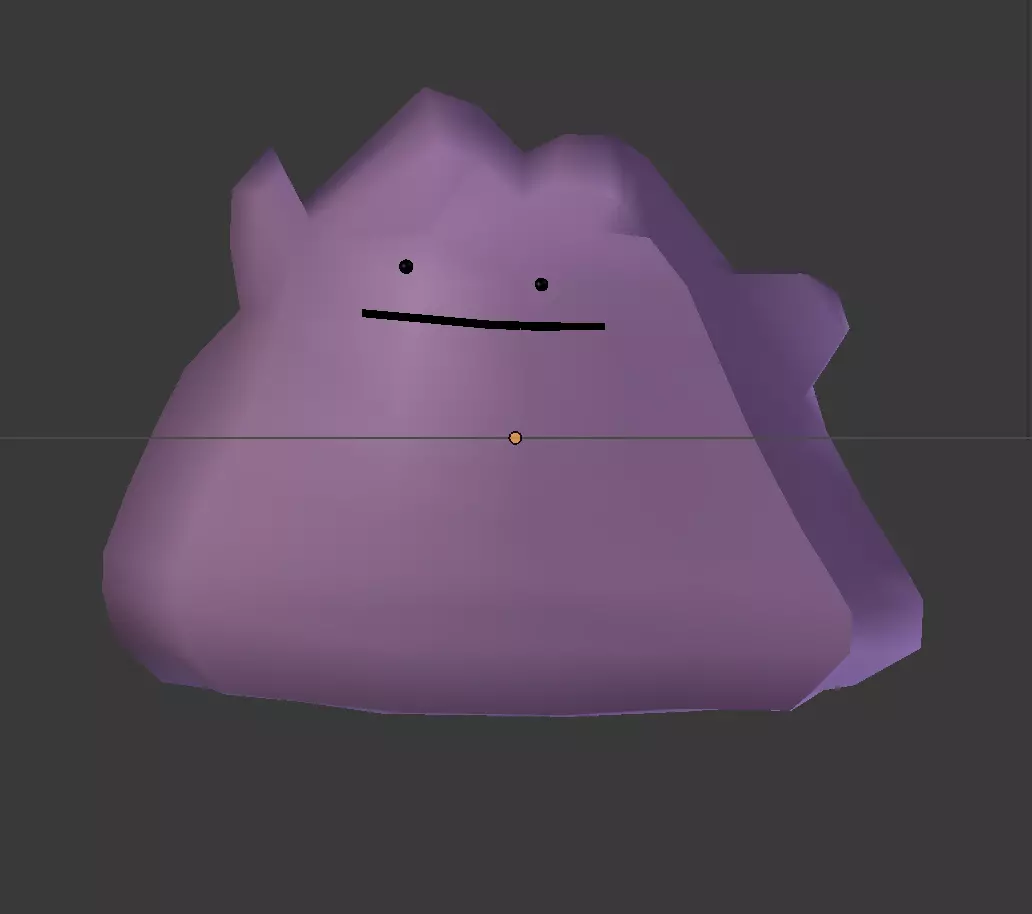 DITTO POKEMON MODEL Free low-poly 3D model_0