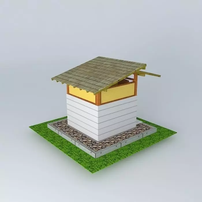 Toilet guest house Free 3D model