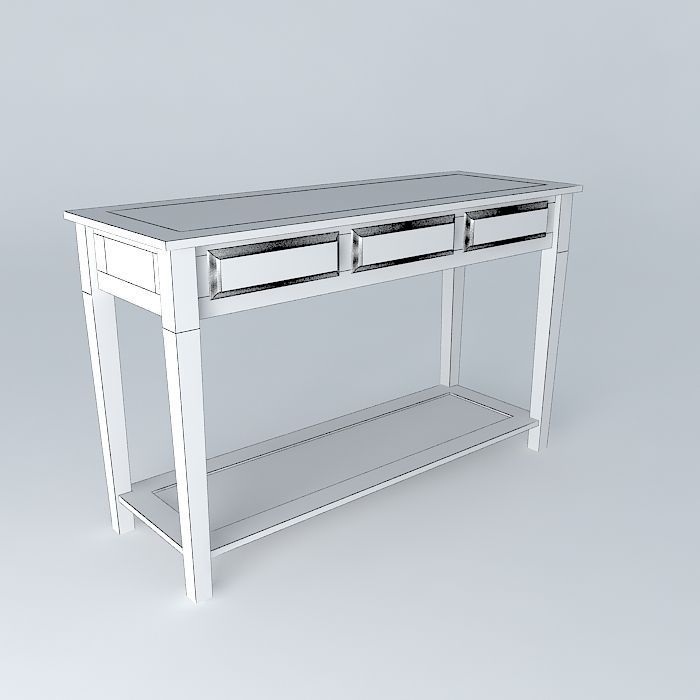 Sofa Table Free 3D model_3