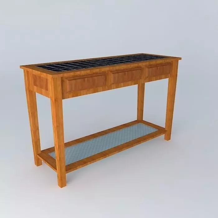 Sofa Table Free 3D model_0