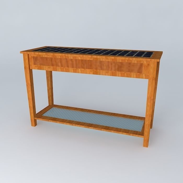 Sofa Table Free 3D model_1