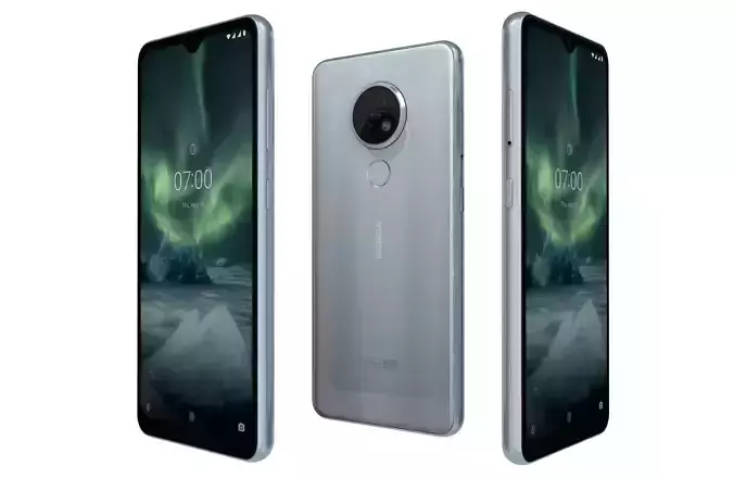 Nokia 7 2 Ice 3D model Nokia 7 2 Ice 3D model