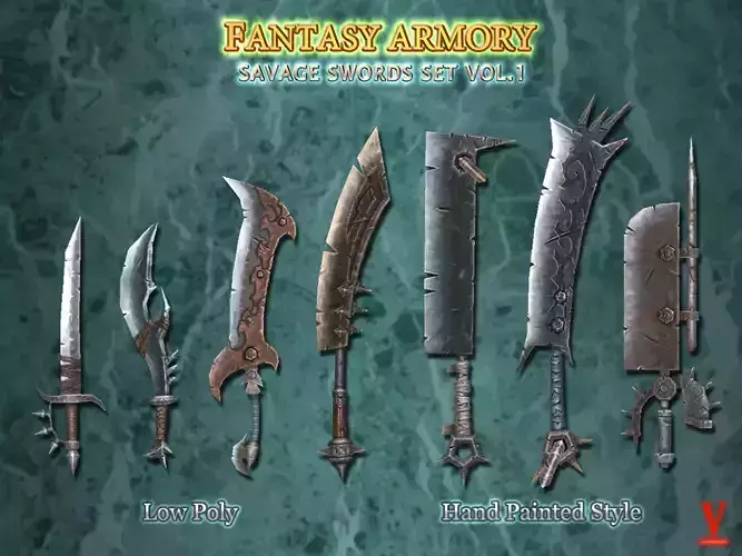 Fantasy Armory - Savage Fantasy Sword Set Vol1
