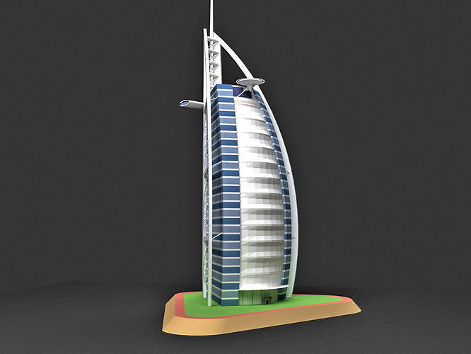 Burj Al Arab Hotel Dubai 3D model