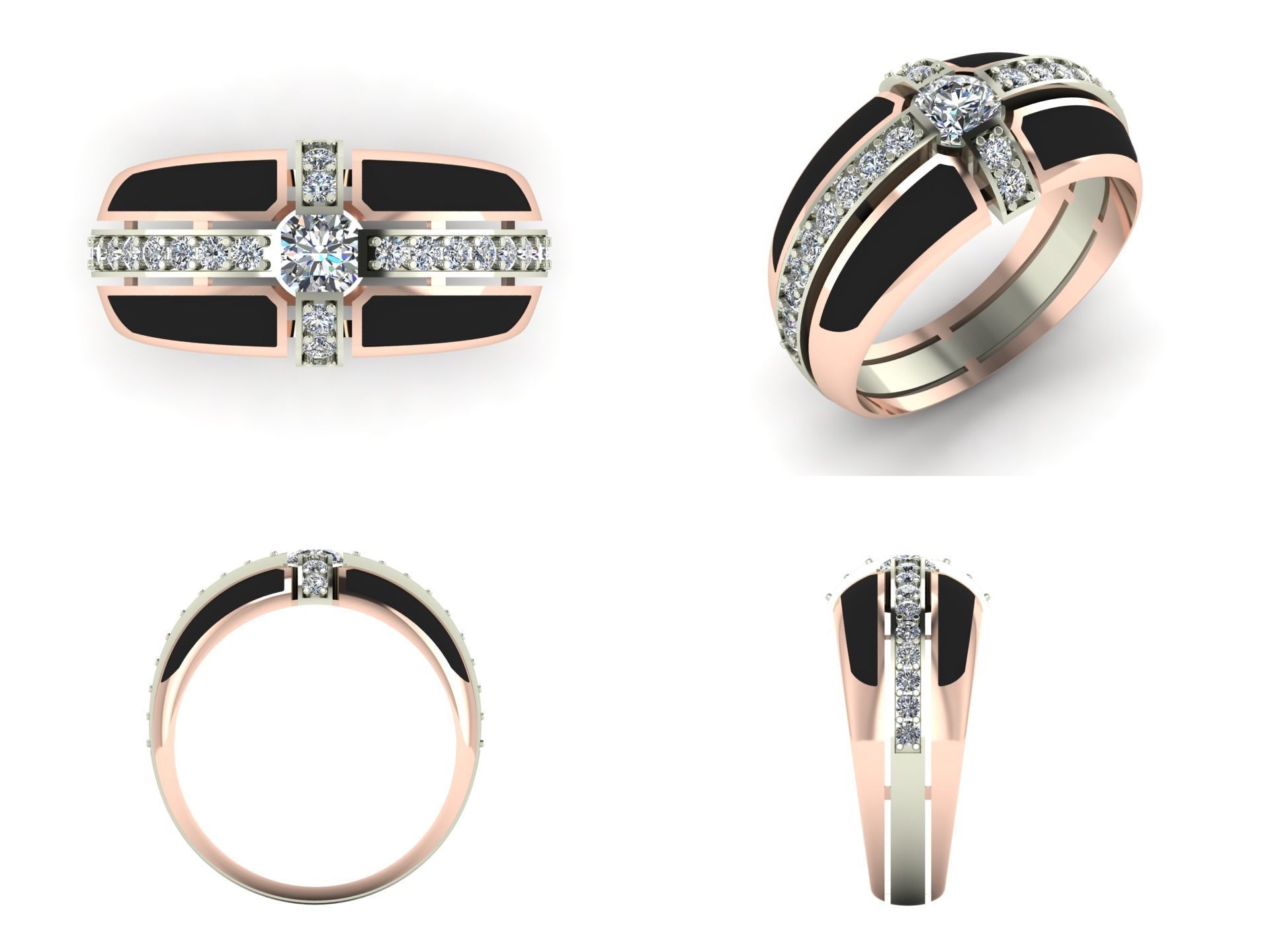 Ring pk 37 3D print model_4