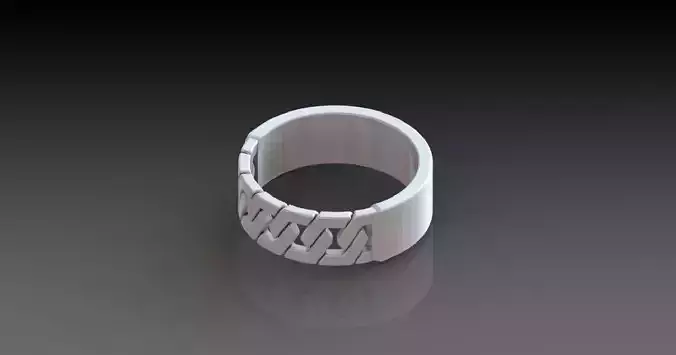 Chain Ring 3D print model