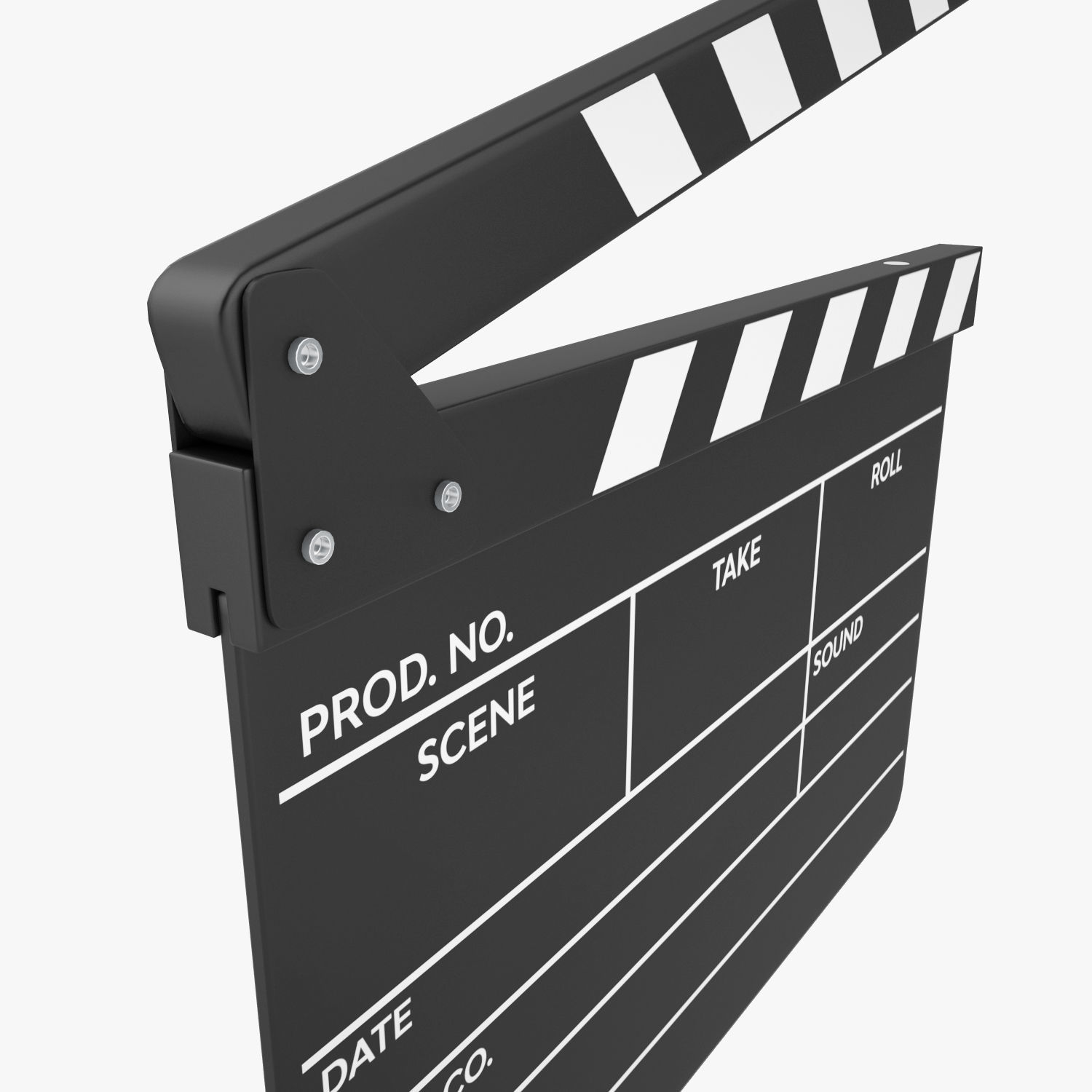 Clapper Board 3D model_4