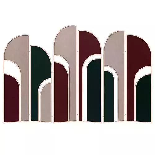 Partition room divider made of paper