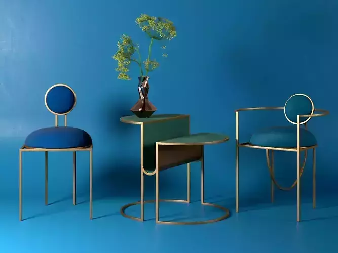 Orbit Chairs and Table