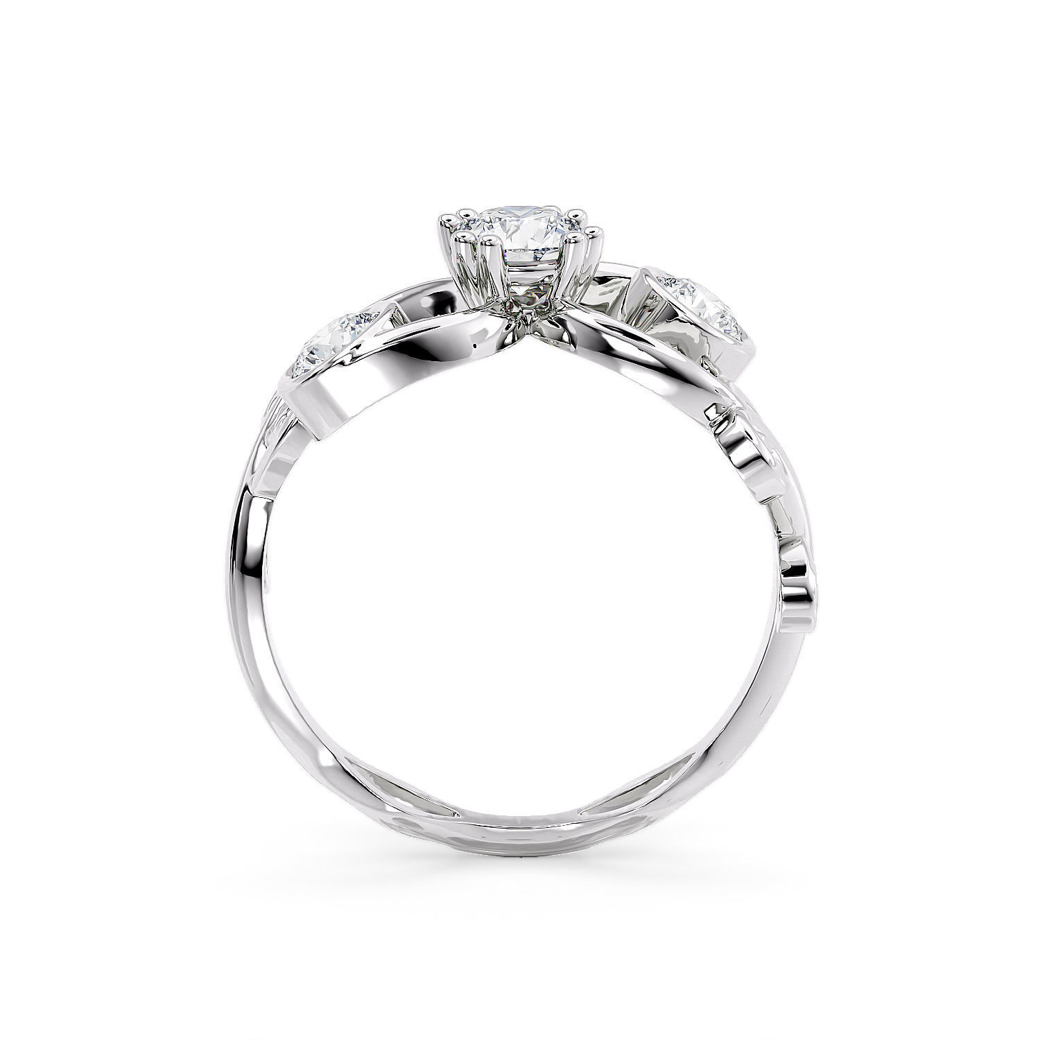 R 0202 Ring natura 3D print model_9