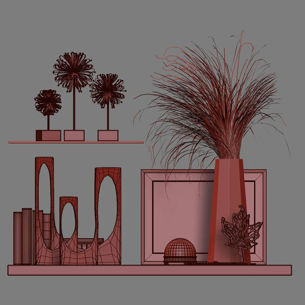 Decor Set 33 3D model_4