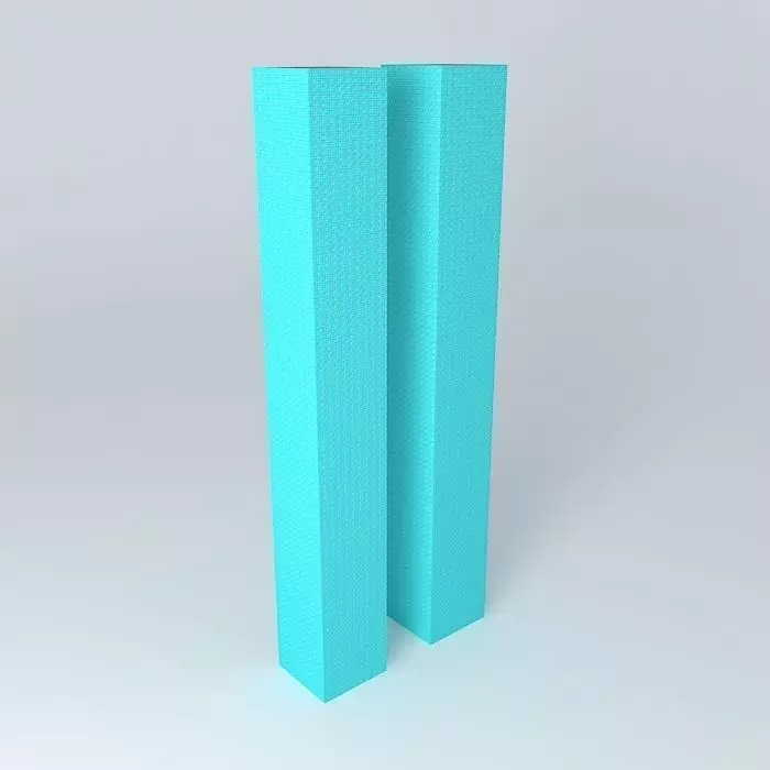 Modesto Twin Towers Free 3D model_0