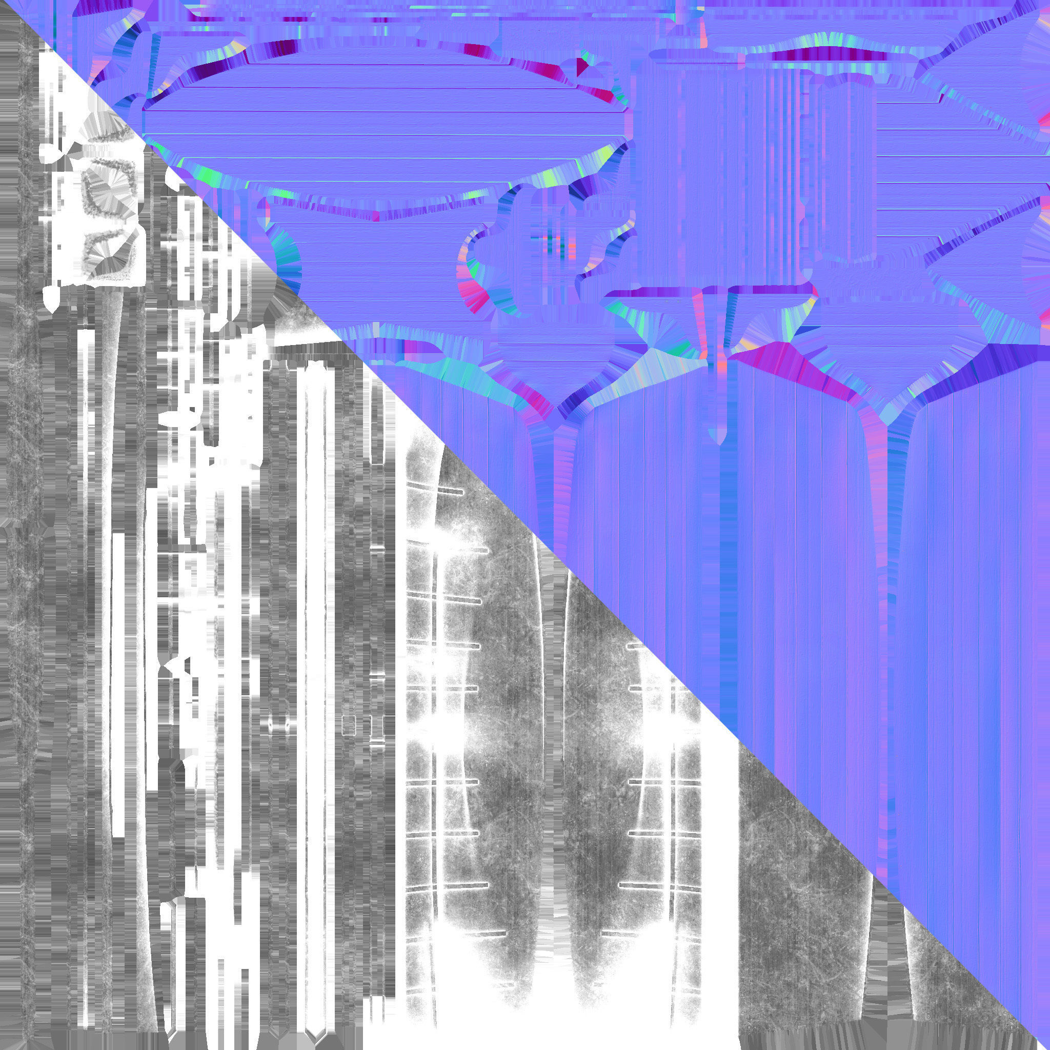 Wooden boat Low-poly 3D model Low-poly 3D model_9